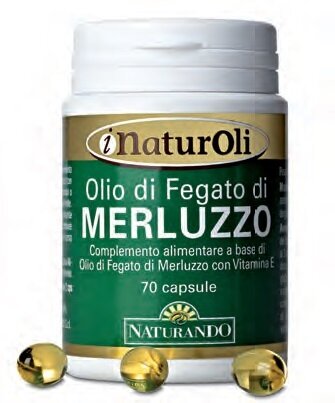 I naturoli olio di fegato di merluzzo 70 capsule