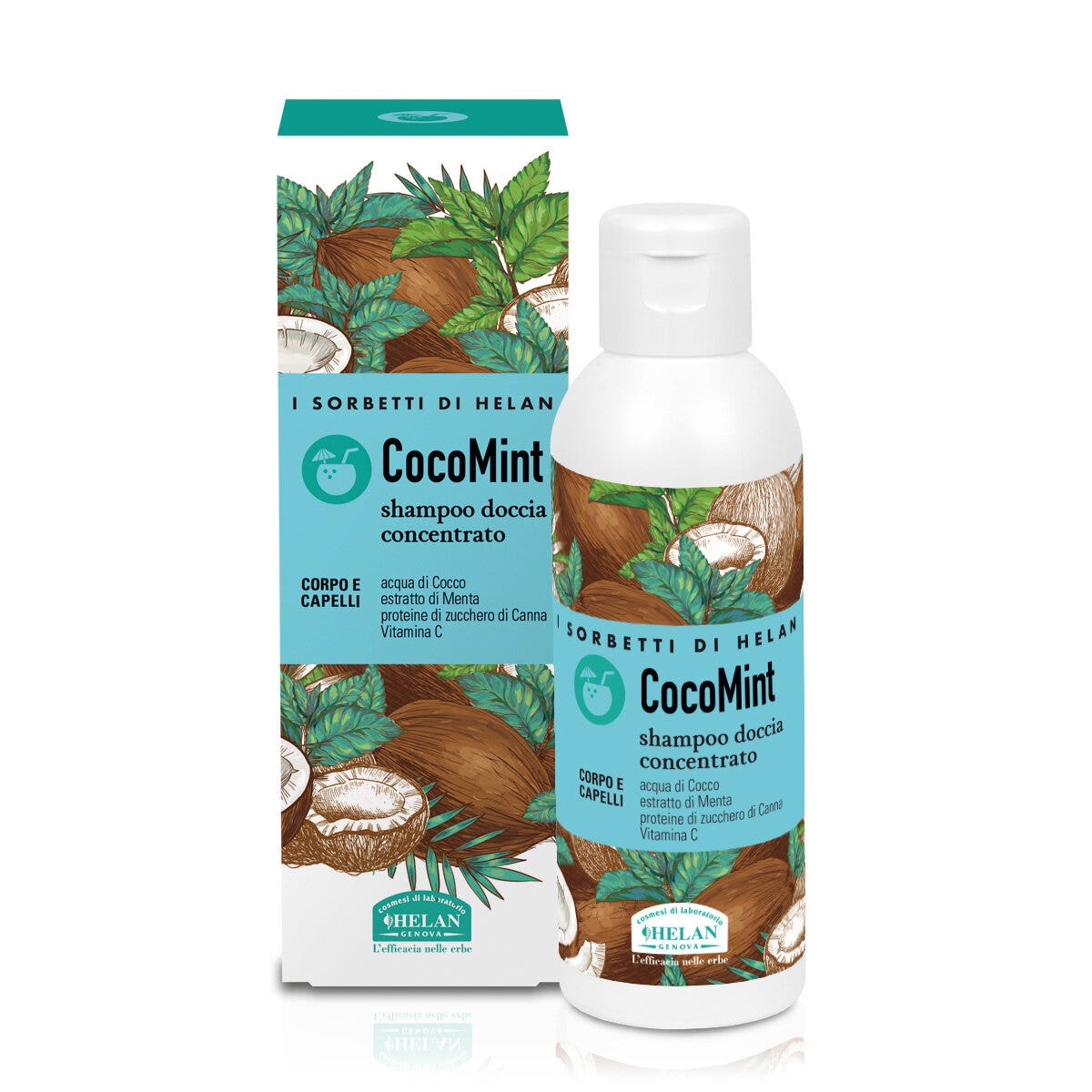 I sorbetti di helan cocomint shampoo doccia concentrato 150ml