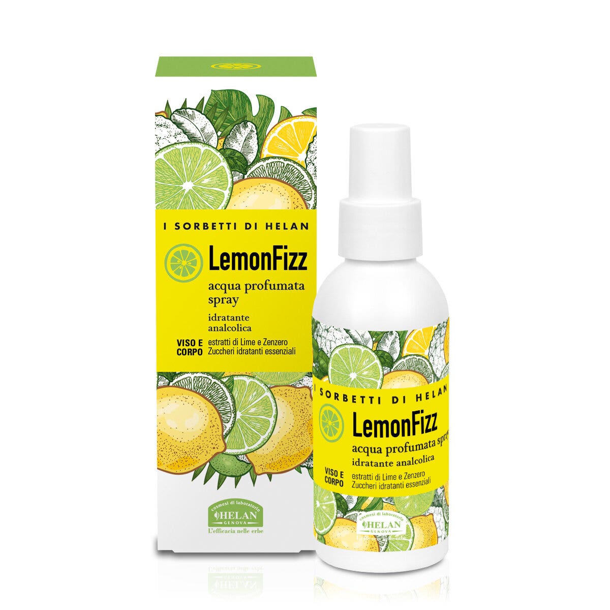 I sorbetti di helan lemonfizz acqua profumata spray idratante analcolica 100ml