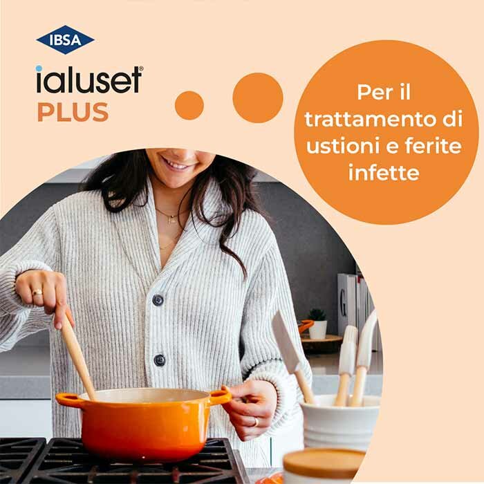 Ialuset Plus Garze Impregnate Sterili 10 x 10 cm 10 pezzi