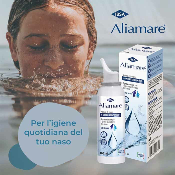 Ibsa Aliamare Spray Nasale Soluzione Isotonica 100 ml