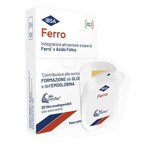 Ibsa Ferro Integratore Alimentare 20 film orodispersibili