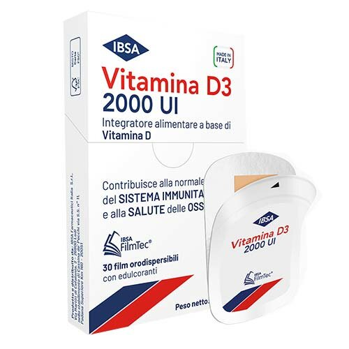 Ibsa Vitamina D3 2000ui 30 film orodispersibili