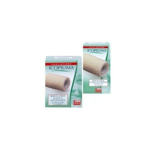 Icopiuma benda garza elastica autofissante cm10x4mt 1 pezzo