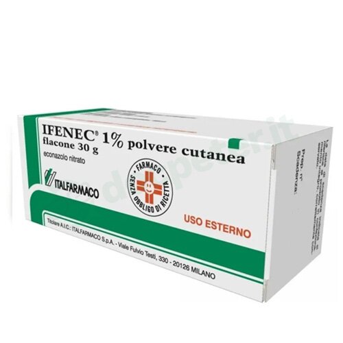 Ifenec 1% antimicotico polvere cutanea 30 g