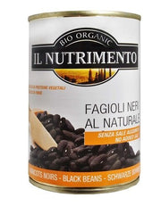 Il nutrimento fagioli neri al naturale senza sale aggiunto 400 g