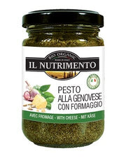 Il nutrimento pesto alla genovese con formaggio senza glutine 130 g