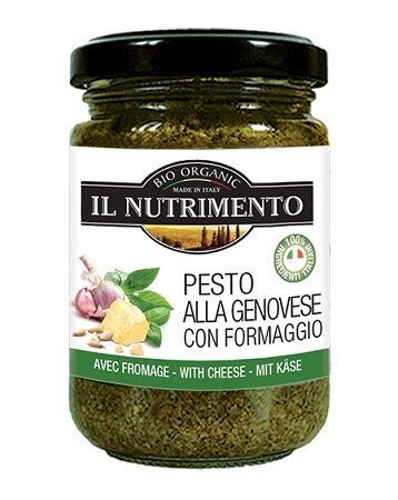 Il nutrimento pesto alla genovese con formaggio senza glutine 130 g
