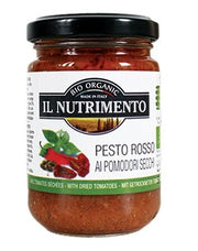 Il nutrimento pesto rosso con pomodori secchi senza glutine 130 g