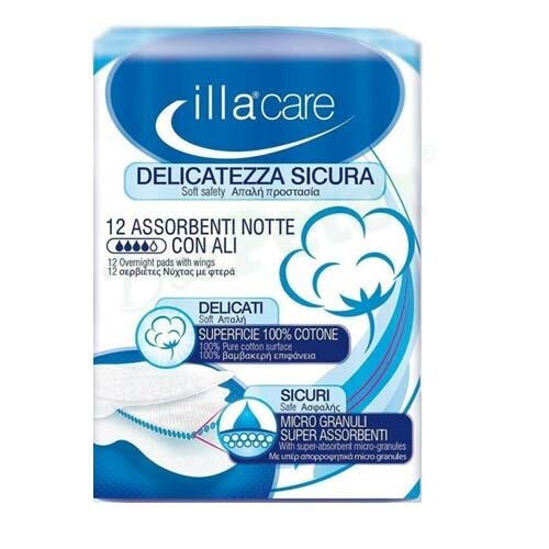 Illa care assorbente notte 12 pezzi