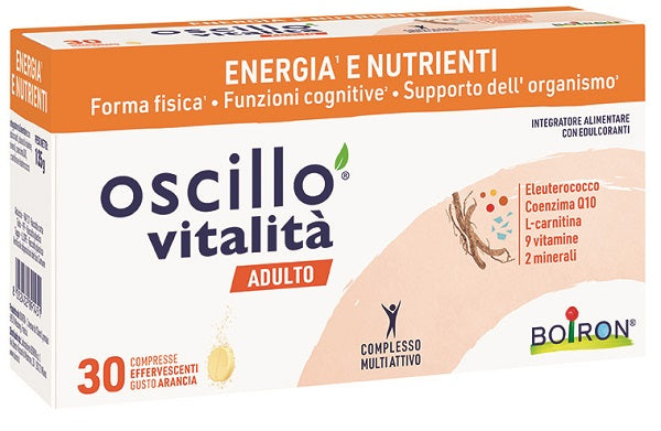 Boiron Oscillo Vitalità Adulto 30 Compresse Effervescenti