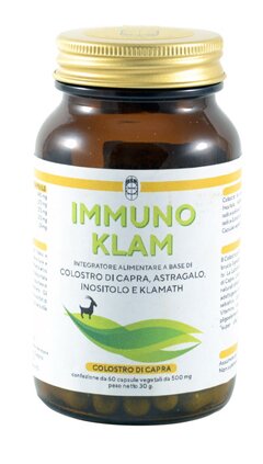 Immuno klam colostro di capra klamath 60 capsule vegetali