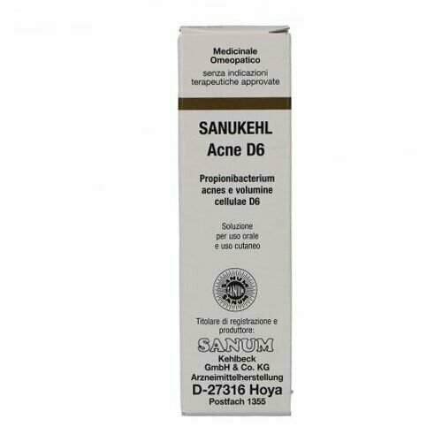 Imo Sanum Sanukehl Acne D6 Gocce Omeopatiche 10 ml