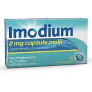 Imodium antidiarroico 12 capsule molli 2mg