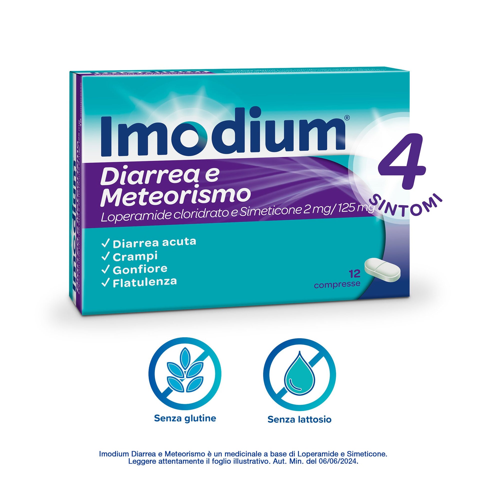 Imodium diarrea e meteor 12 compresse