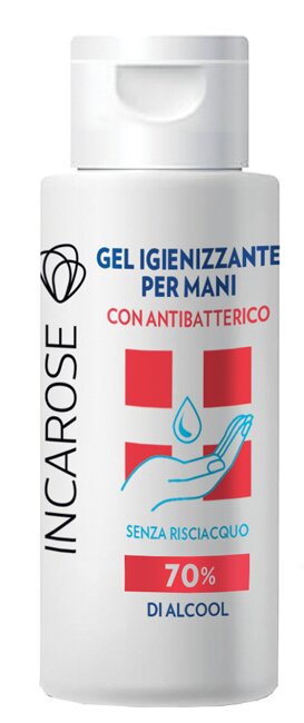Incarose gel igienizzante mani 65% alcool 100 ml