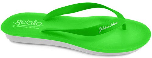 Infradito gelato arcobaleno con plantare gel green 35/36 1 paio