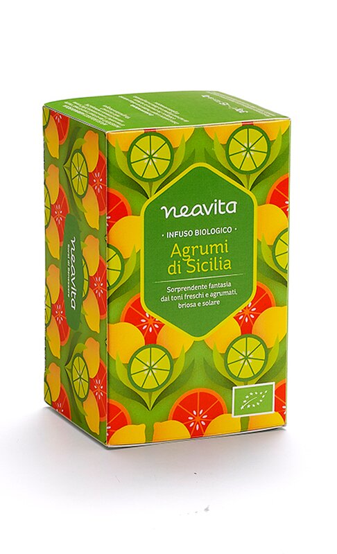 Infuso in filtro agrumi di sicilia bio 1 pezzo