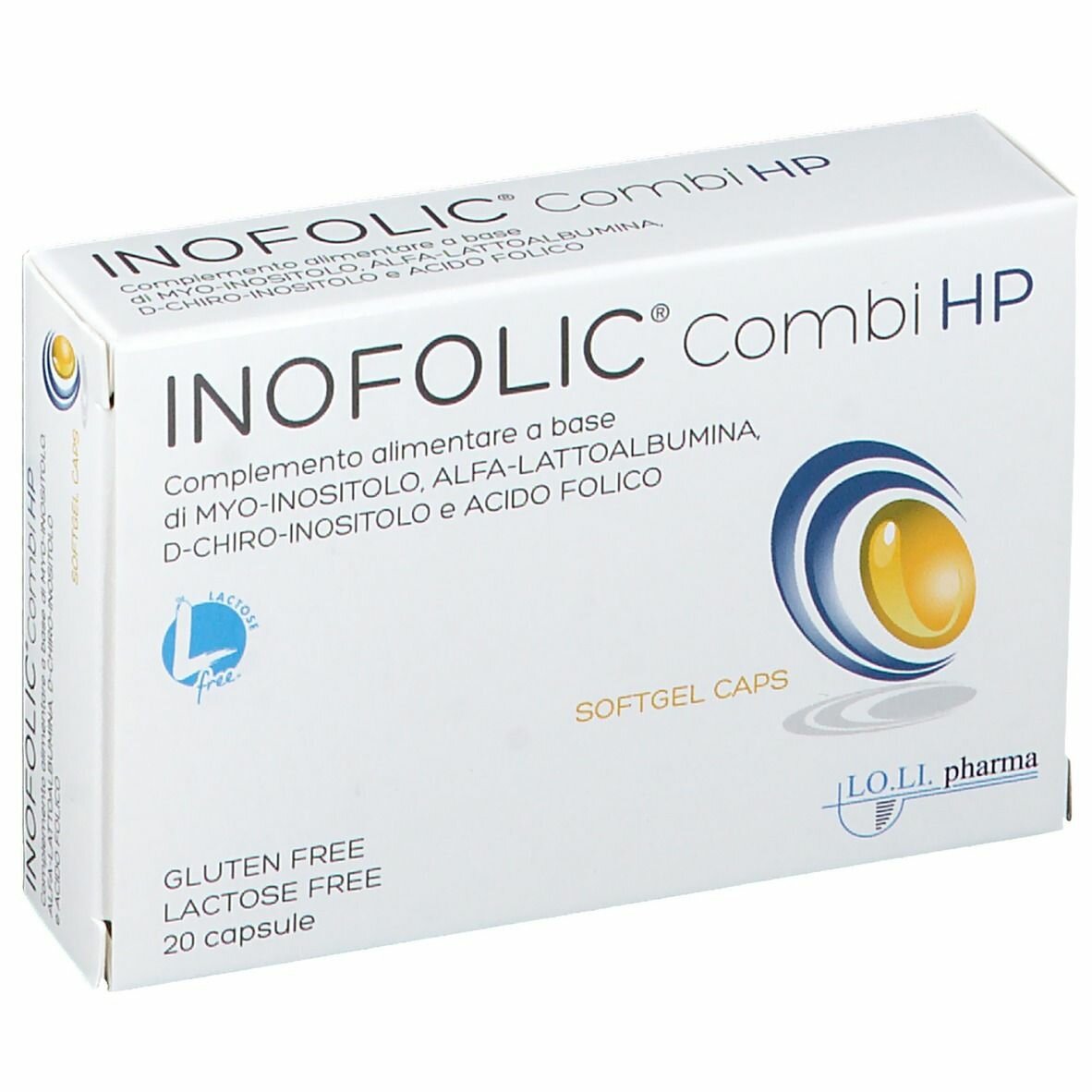Inofolic Combi HP per Ovaio Policistico 20 capsule softgel