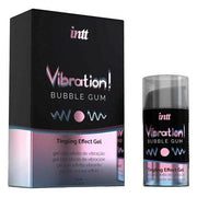 Intt Gel Eccitante Con Effetto Vibrazione Bubble Gum 15 ml