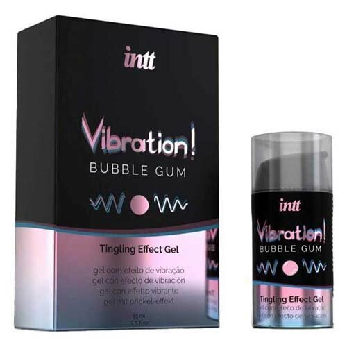 Intt Gel Eccitante Con Effetto Vibrazione Bubble Gum 15 ml