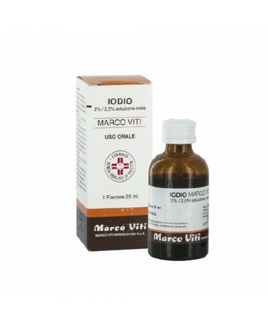 Iodio 2% + 2,5% marco viti soluzione orale 20 ml