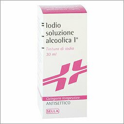 Iodio soluzione alcolica 7% + 5% almus soluzione cutanea 30 ml