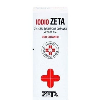 Iodio soluzione alcolica i (zeta farmaceutici) soluz cutanea50 ml 7% + 5%