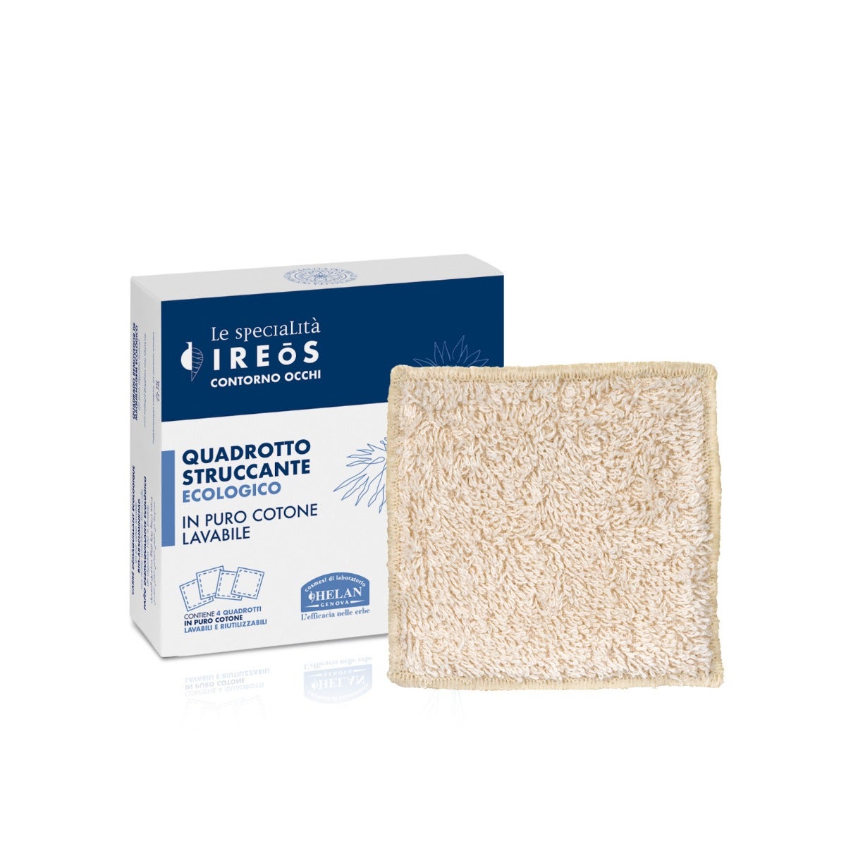 Ireos quadrotto struccante eco 4 pezzi