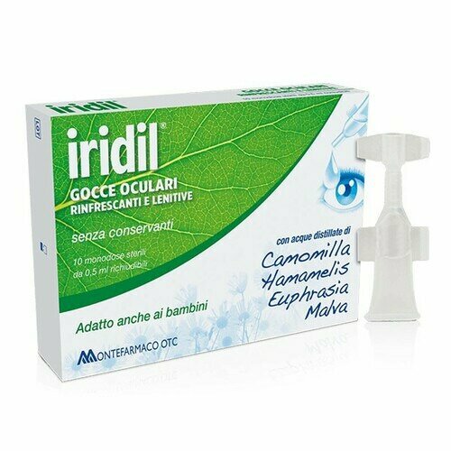 Iridil gocce oculari monodose 10 flaconi