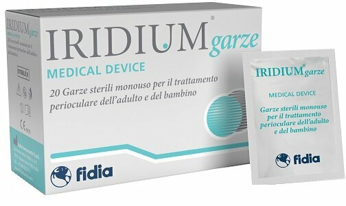 Iridium Garze oculari sterili monouso 20 pezzi