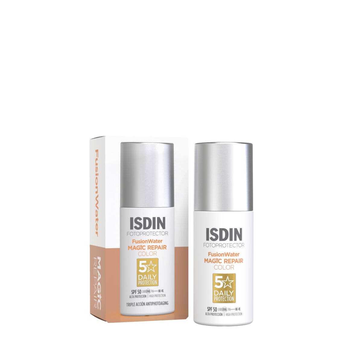 Isdin fotoprotector fusion water magic repair color 50ml spf50