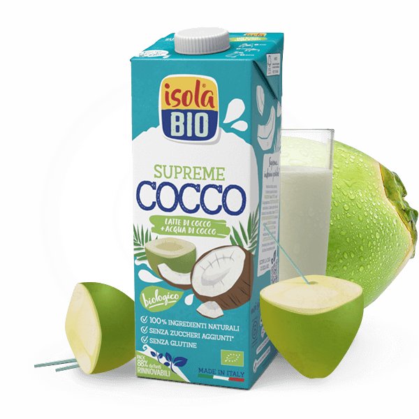Isola bio bevanda latte cocco