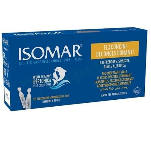Isomar soluzione decongestionante nasale 20 flaconcini 5 ml