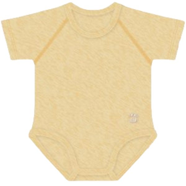 J bimbi body 0-36m caldo cotone melange giallo