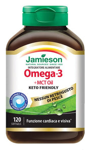 Jamieson omega 3 + mct oil 120 softgels