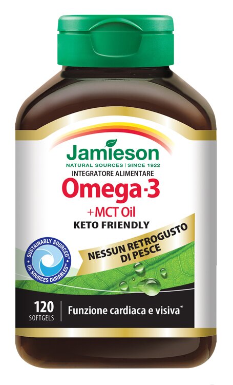 Jamieson omega 3 + mct oil 120 softgels