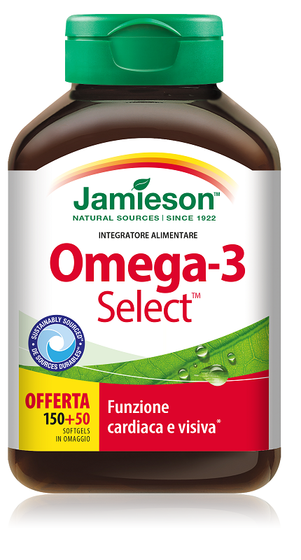 Jamieson omega 3 select 150 + 50 softgels