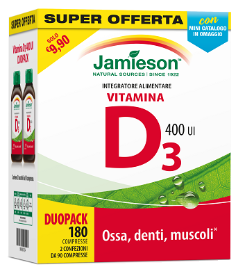 Jamieson vitamina d 400 ui 90 compresse duopack promo