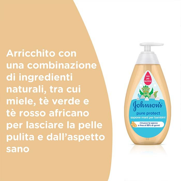 Johnson’s Baby Pure Protect Sapone Mani Per Bambini 300ml