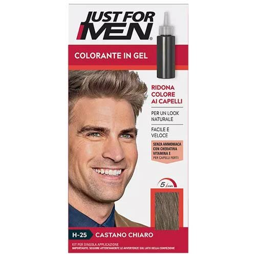 Just For Men Colorante In Gel Kit H25 Castano Chiaro 66 ml