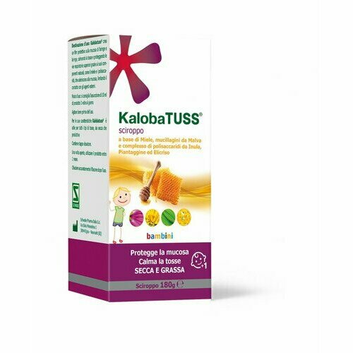 Kaloba Tuss Sciroppo Per La Tosse Secca e Grassa Bambini 180 g