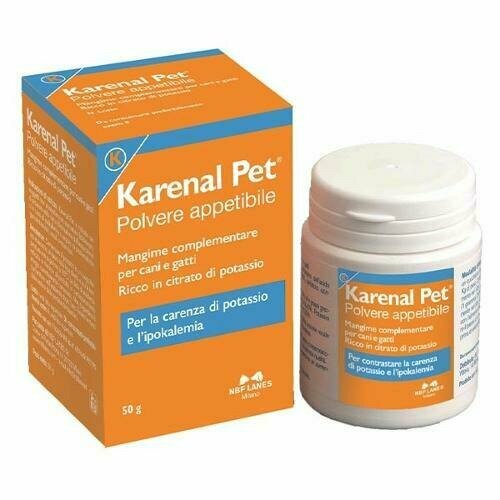 Karenal Pet Polvere Integratore Potassio Cani E Gatti 50 G