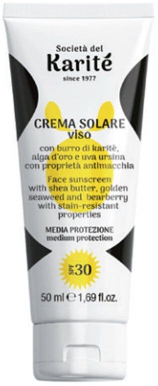 KaritÃ© crema solare viso anti macchie spf30 50ml