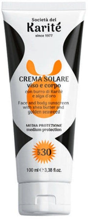KaritÃ© crema solare viso e corpo spf30 100ml