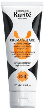 KaritÃ© crema solare viso e corpo spf50 100ml
