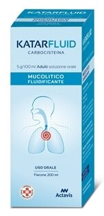 Katarfluid 5 g/100 ml adulti soluzione orale 200 ml 