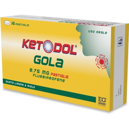Ketodol gola 16 pastiglie 8,75 mg limone miele
