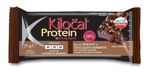 Kilocal protein barretta crunchy gusto caramello salato 25g