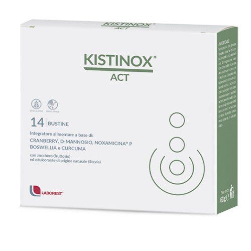 Kistinox Act Integratore Vie Urinarie 14 Bustine